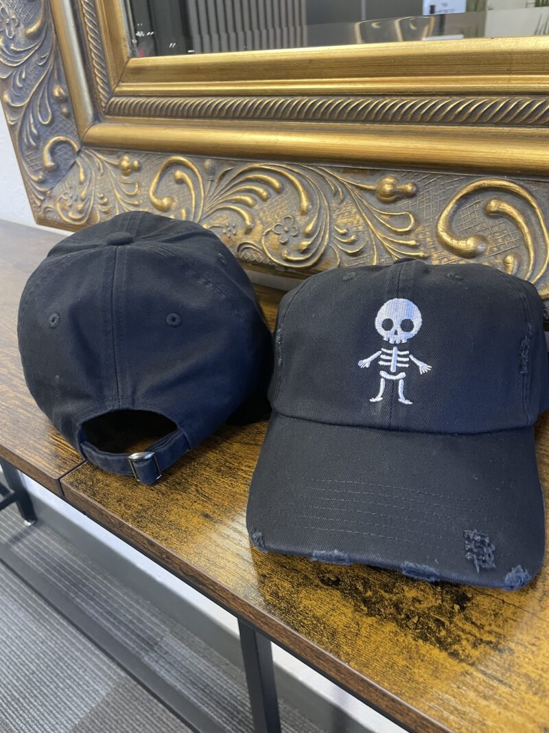 Skeleton Embroidered Hat - Image 2