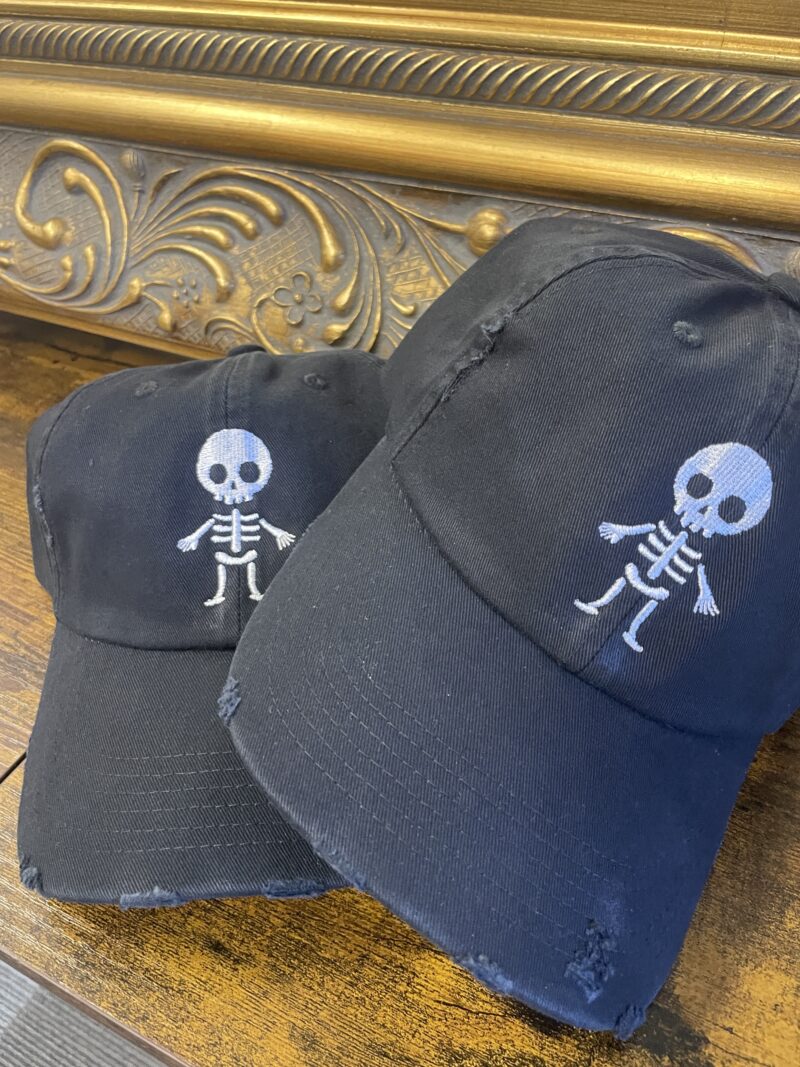 Skeleton Embroidered Hat - Image 3